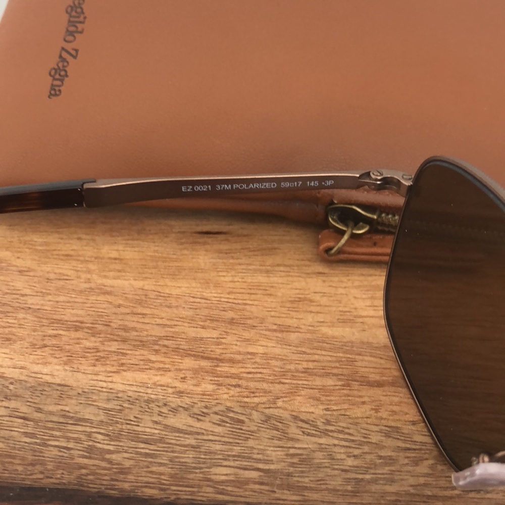 NWT Ermenegildo Zegna polarized sunglasses made in Italy - Picture 12 of 13